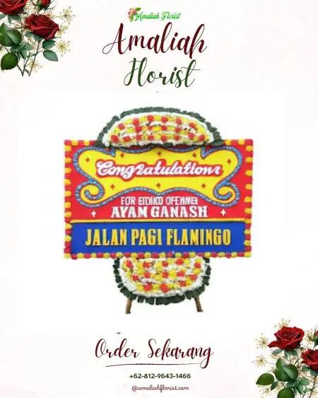 Sewa Papan Bunga Segulung